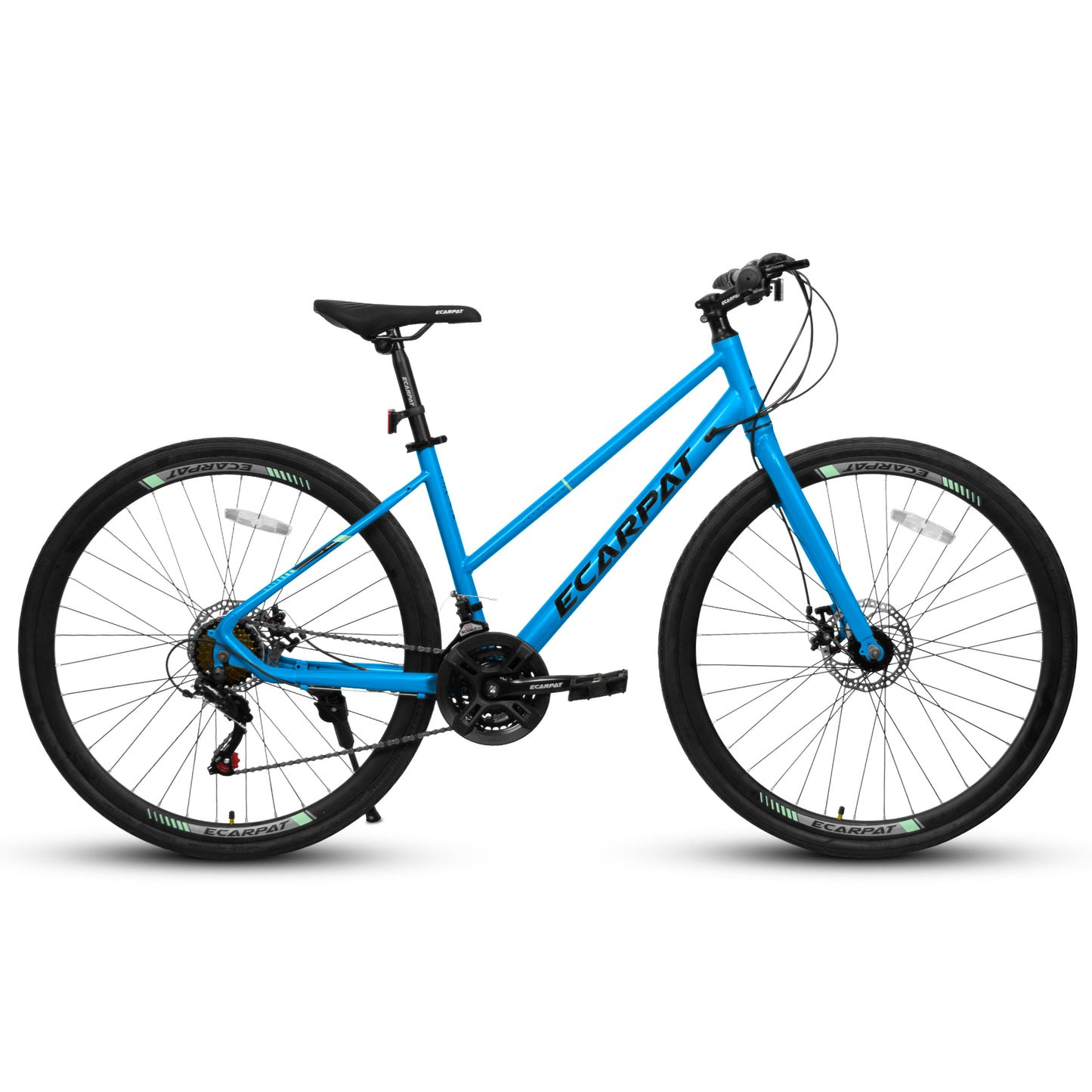 700C Road Bike with Aluminum Alloy Wheels & 21-Speed Gear System
