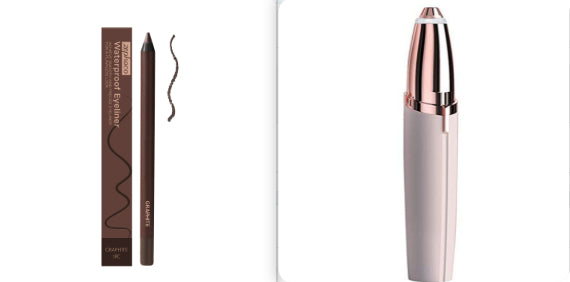 Eyebrow Hair Remover Pen - Electric Trimmer with LED Light