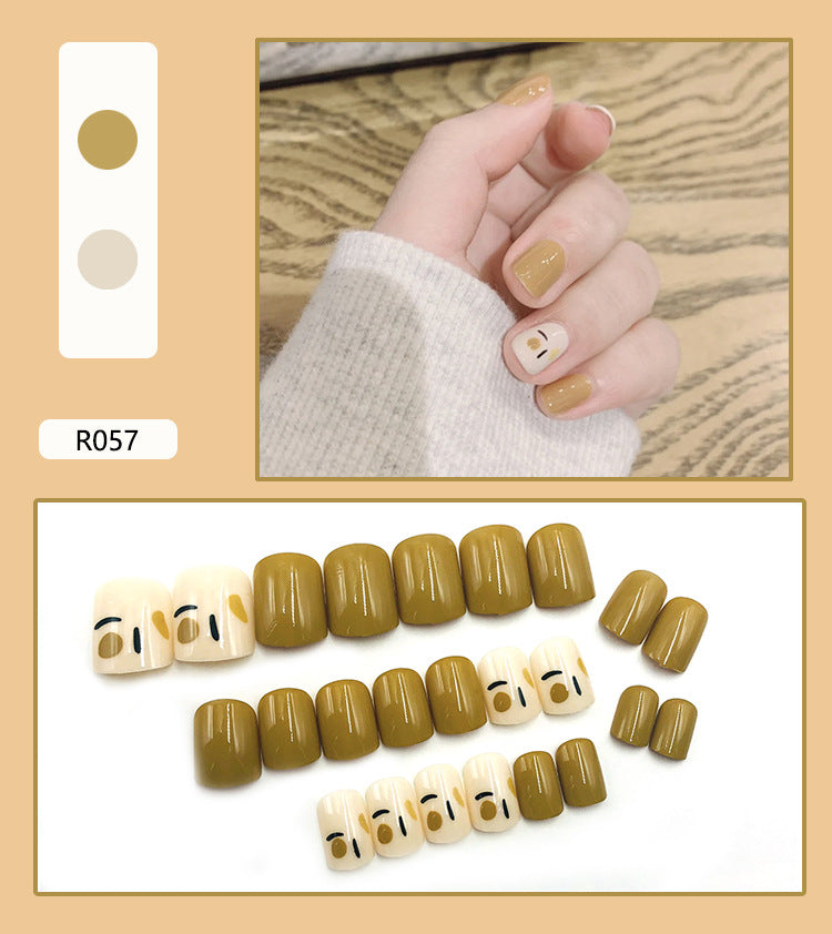 Removable Nail Stickers for Nail Art - 24 Pieces, Multiple Styles