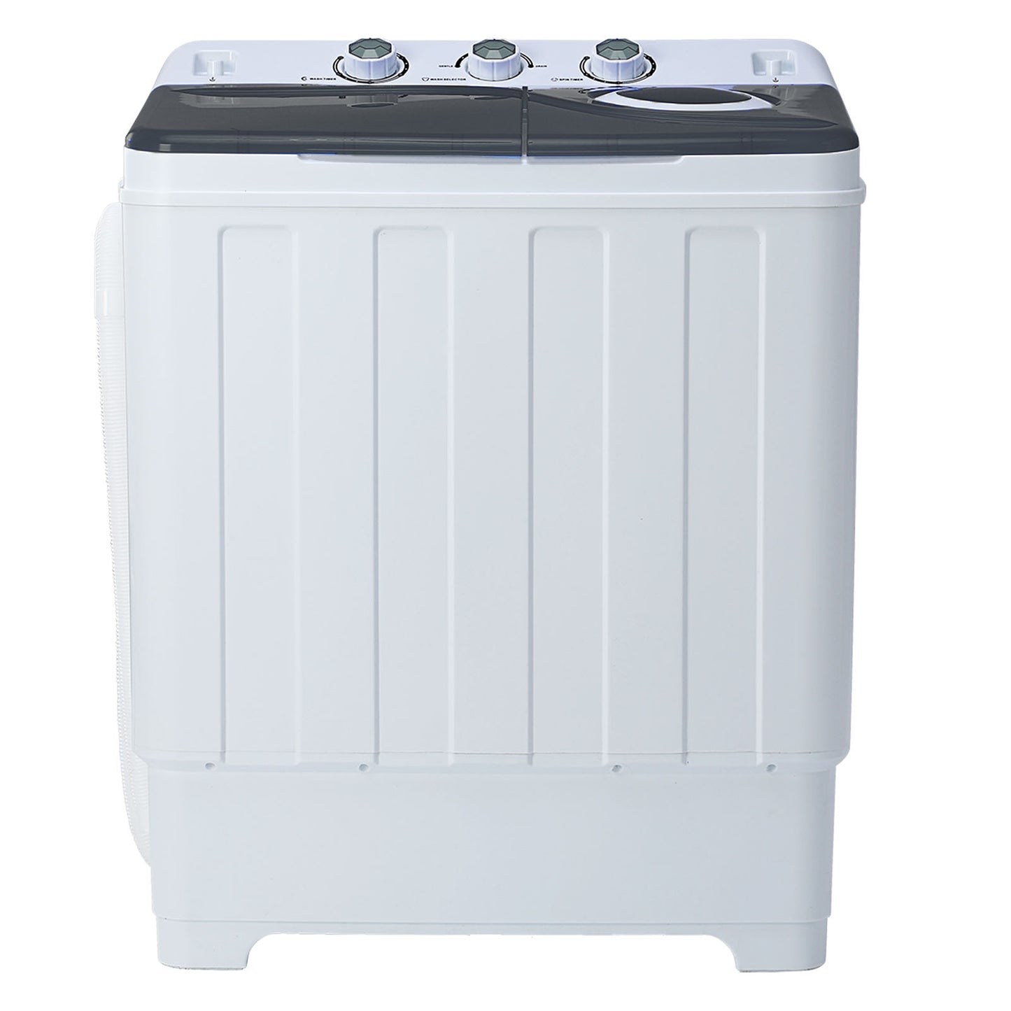Grey28lbs Portable Washing Machine With 18lbs Wash And 10lbs Spin,