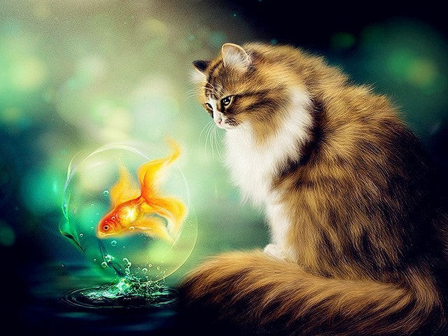 Diamond Painting Kit for Home Decor - Animal Rhinestone Art, Multiple Sizes & Styles