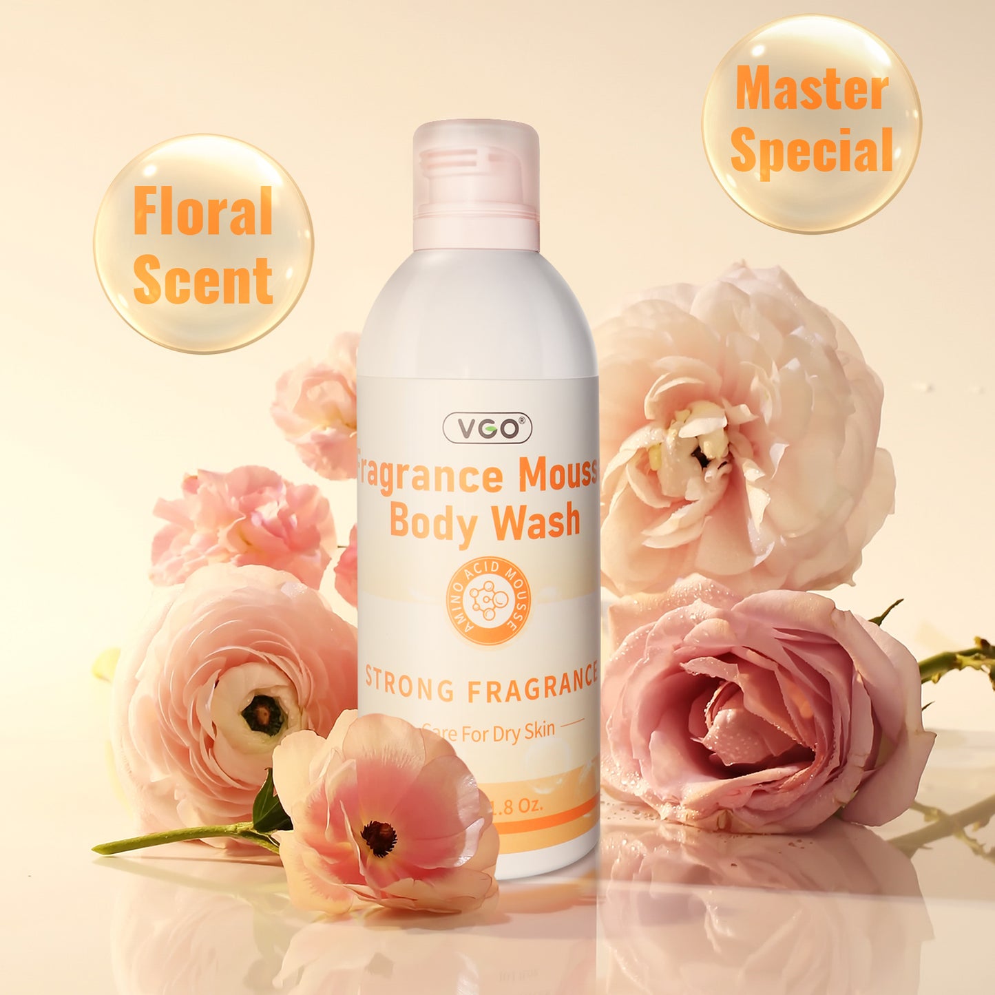 Black Opium Fragrance Mousse Body Wash - 350ml Moisturizing Foaming Cleanser