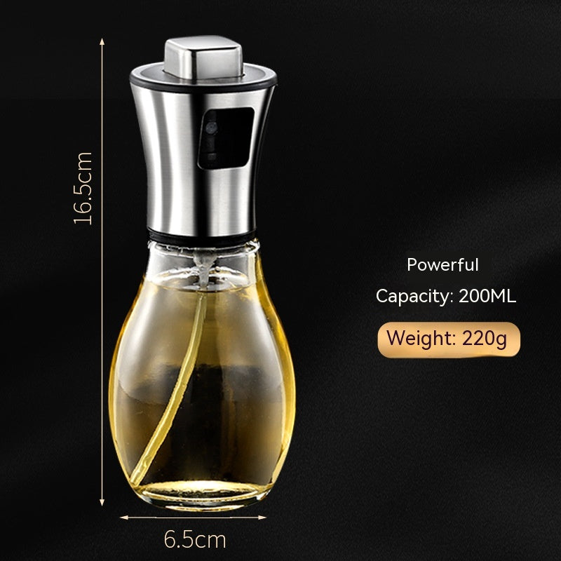 Stainless Steel Oil Dispenser Bottle - Kitchen Oil Control Spray 200ML