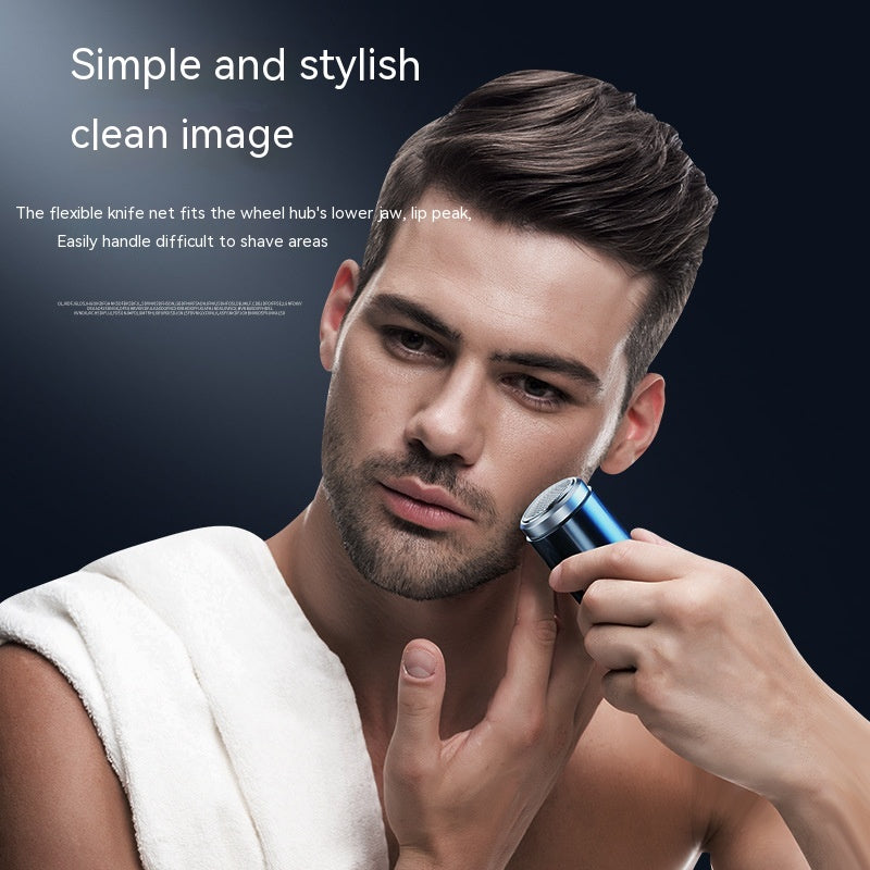 Electric Men's Portable Travel Shaver - Blue