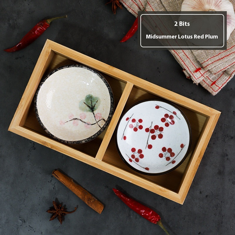 Ceramic Plant Flower Dish Saucer for Home & Garden Kitchen Decor