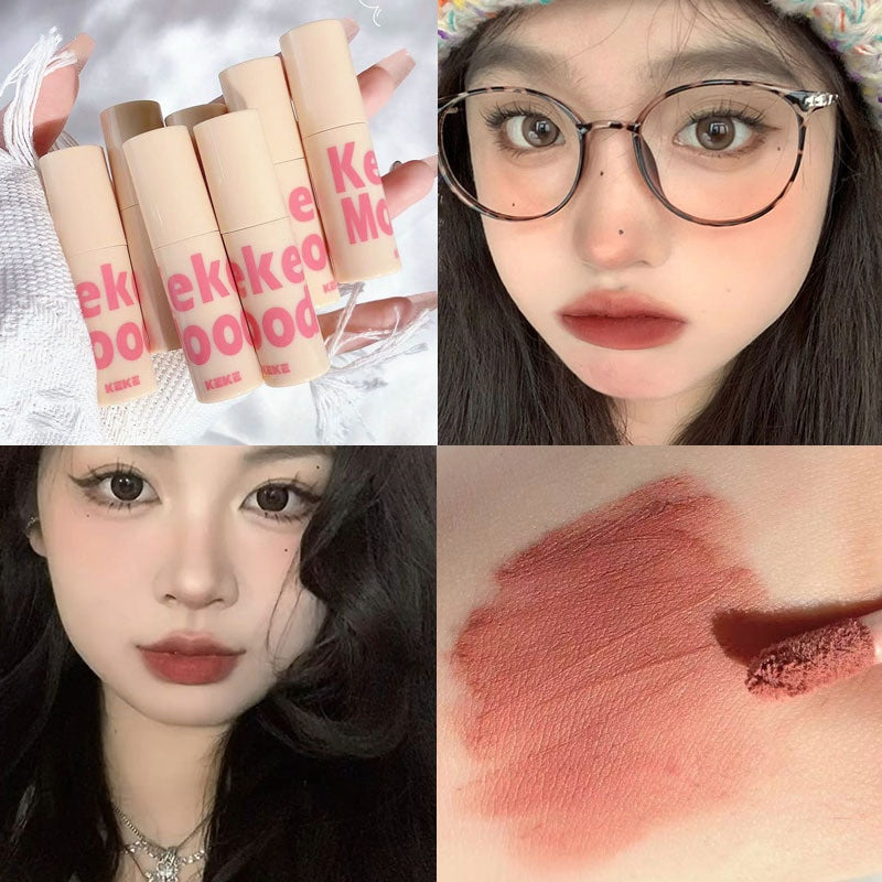 Velvet Lip Gloss - Matte Finish, Long-lasting, Nonstick Lip Makeup