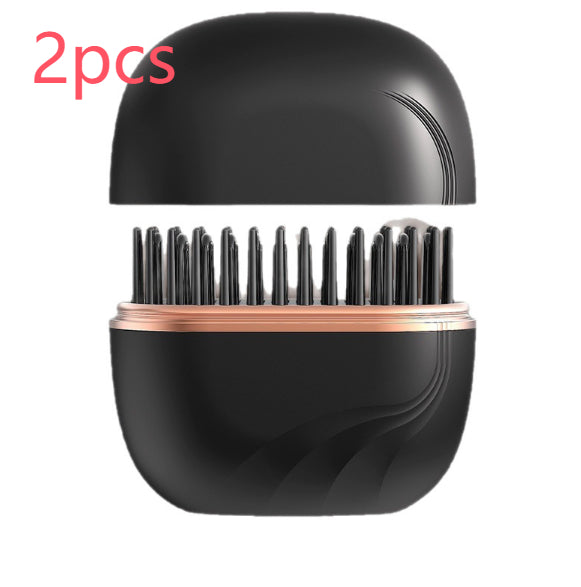 Wireless Hair Straightening Comb - Portable Dual-Use Styling Tool with Rapid Heat