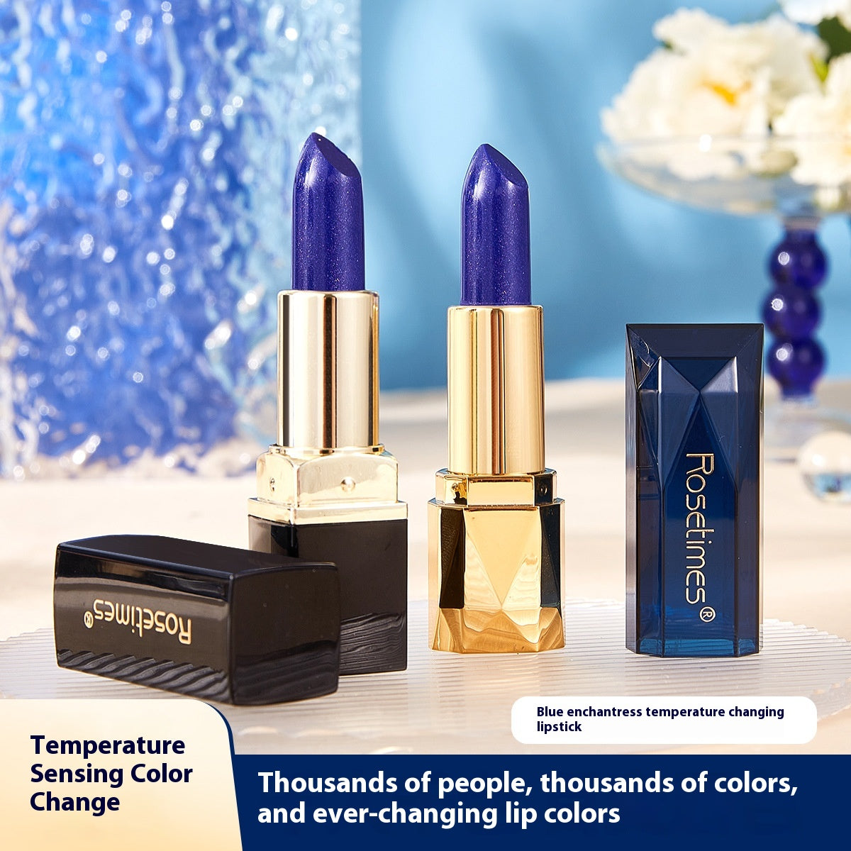 Color-Changing Lipstick No Stain - Moisturizing, Long-Lasting for Men & Women