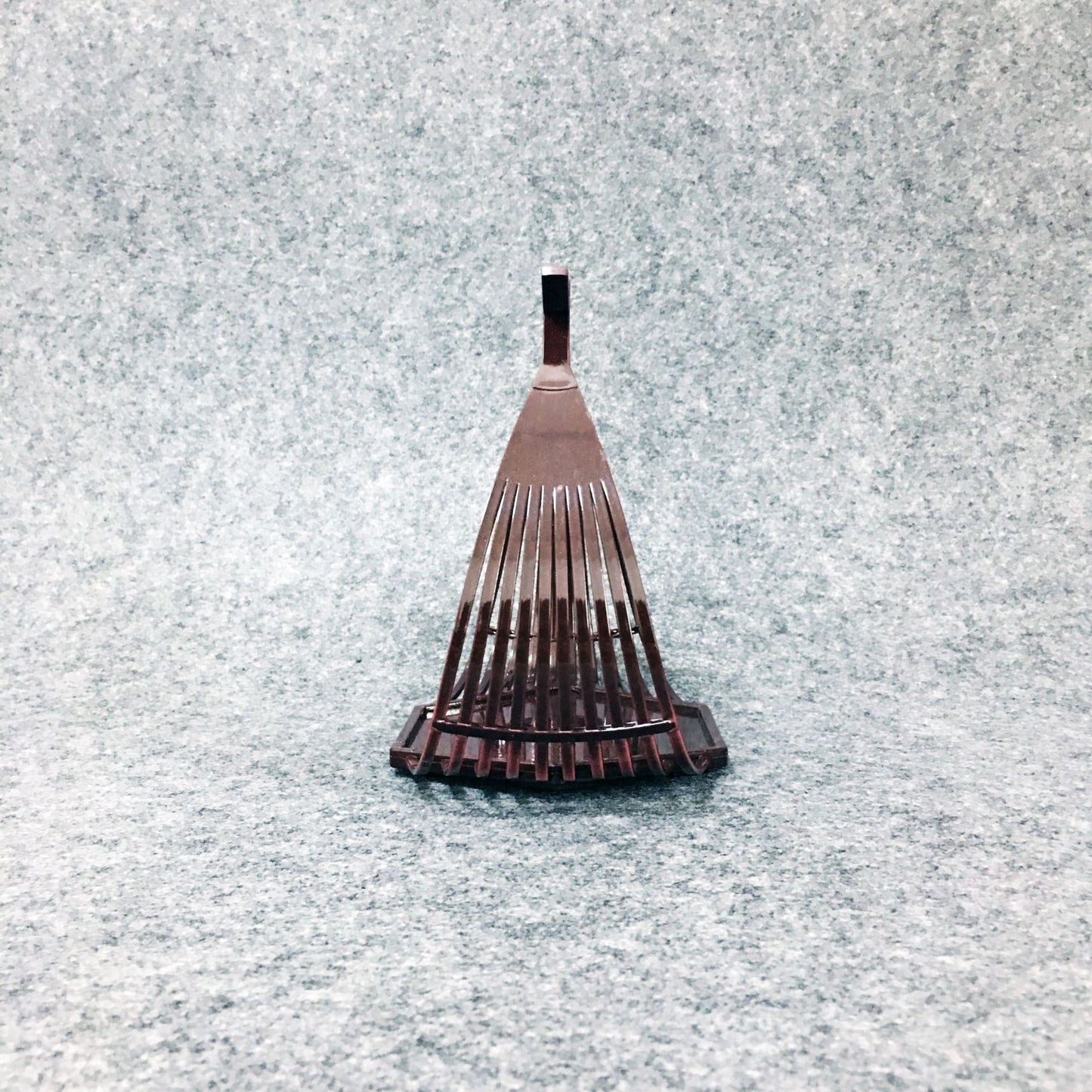 Hexagonal Japanese Style Fried Basket Tableware - Dark Red, Small