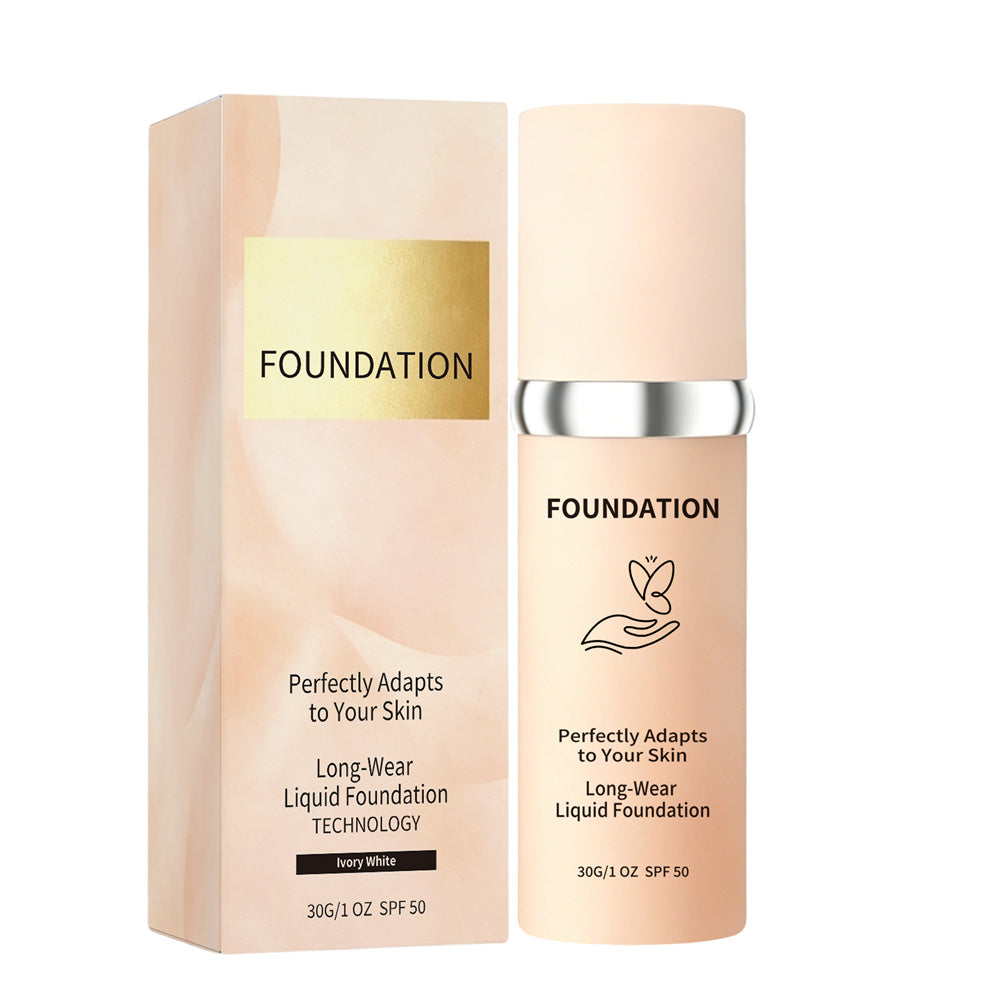 Liquid Foundation with Skin Color Matching for All Shades – Beauty Makeup