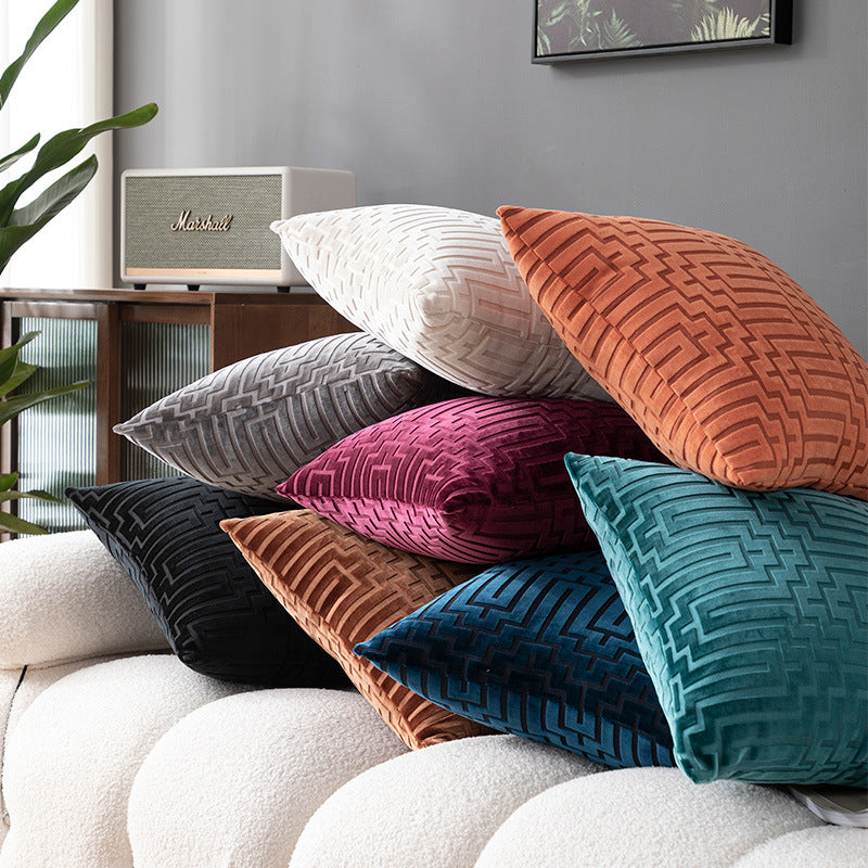 Geometric Decorative Pillow Cover 45x45cm Modern Minimalist Cushion Cover