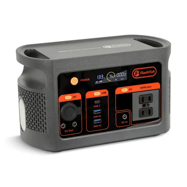 300W Portable Power Station with 179.2Wh LiFePO4 Battery Pack