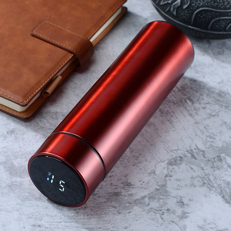Digital Temperature Display Insulated Travel Mug - 450ML, Touch Control