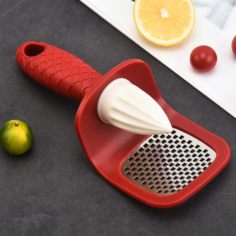 Two-In-One Manual Juicer Stainless Steel Kitchen Tool - Multiple Colors