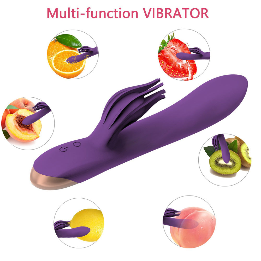 10-Function Female Vibrator - Vibrating Vaginal Stimulator for Couples