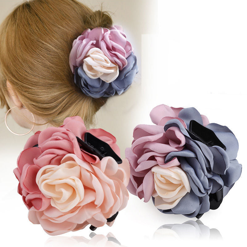 Flower Hair Clip - Large Claw Style