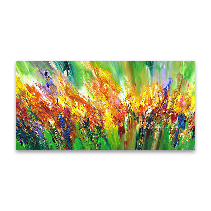 Custom Inkjet Canvas Painting with Framed Triptych Wall Art