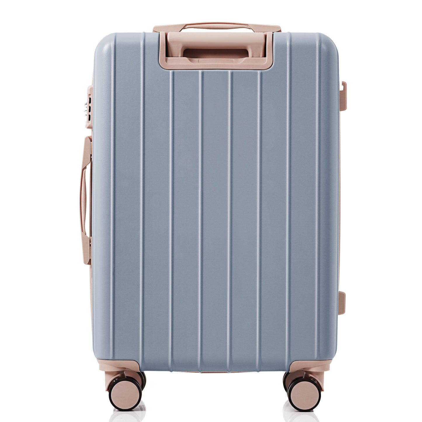 Premium ABS 3-Piece Travel Luggage Set with TSA Locks - Light Blue