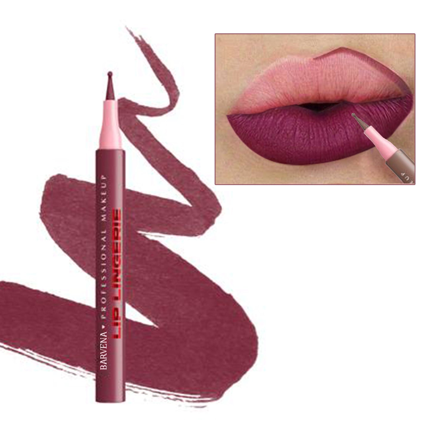 Matte Lip Liner Pencil with Full 3D Outline - Multiple Shades