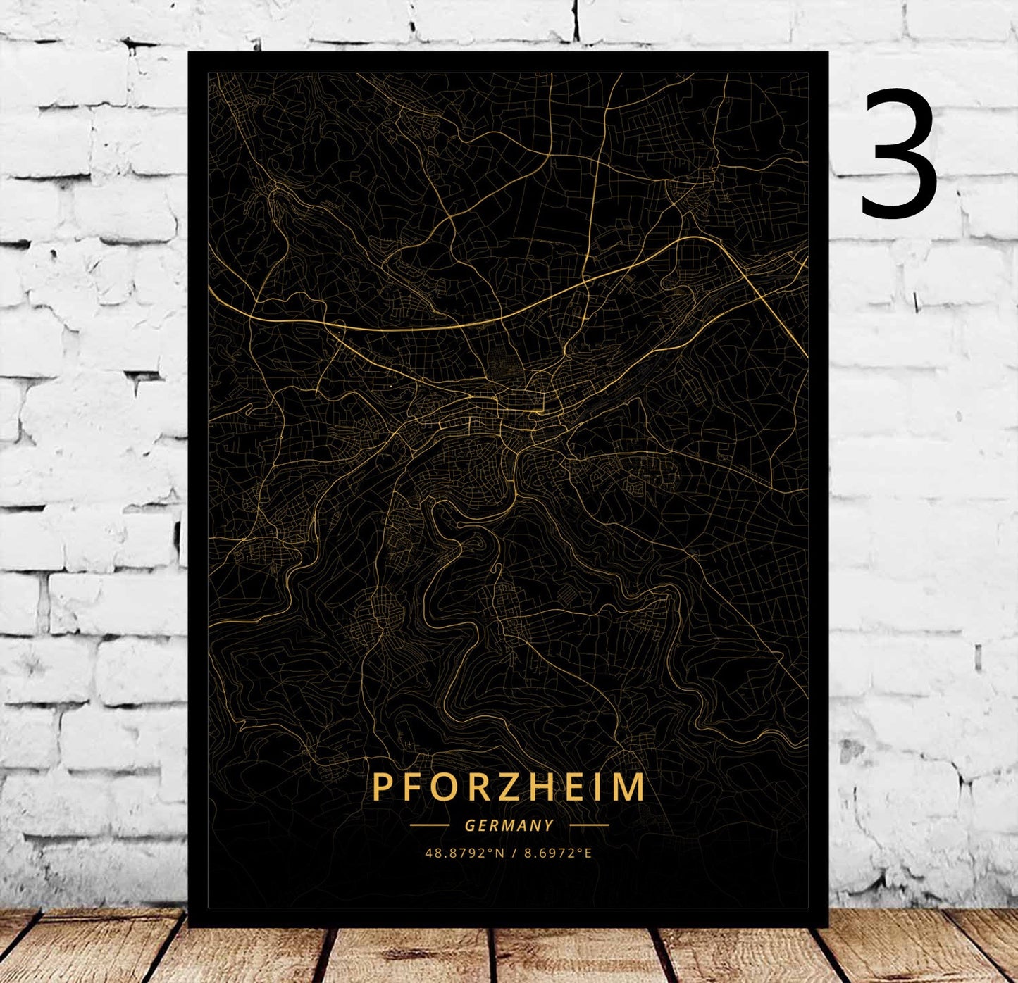Decorative Canvas Art Poster for Home & Garden Wall Decor - Rostock's City