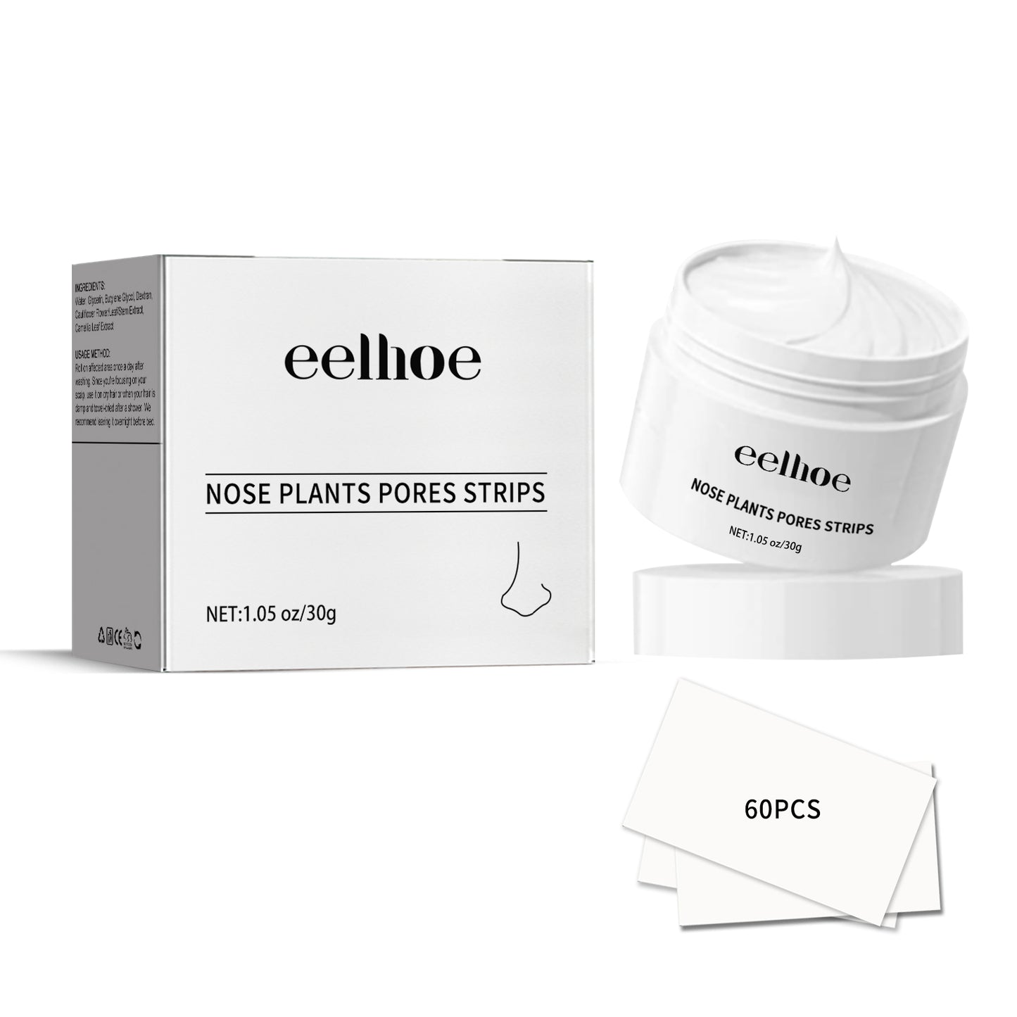 Blackhead Removal Cream & Pore Cleansing Patch Set