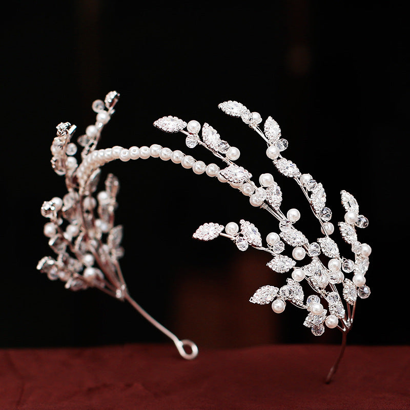 Simple Bridal Headband Crown Hair Accessories for Wedding & Party
