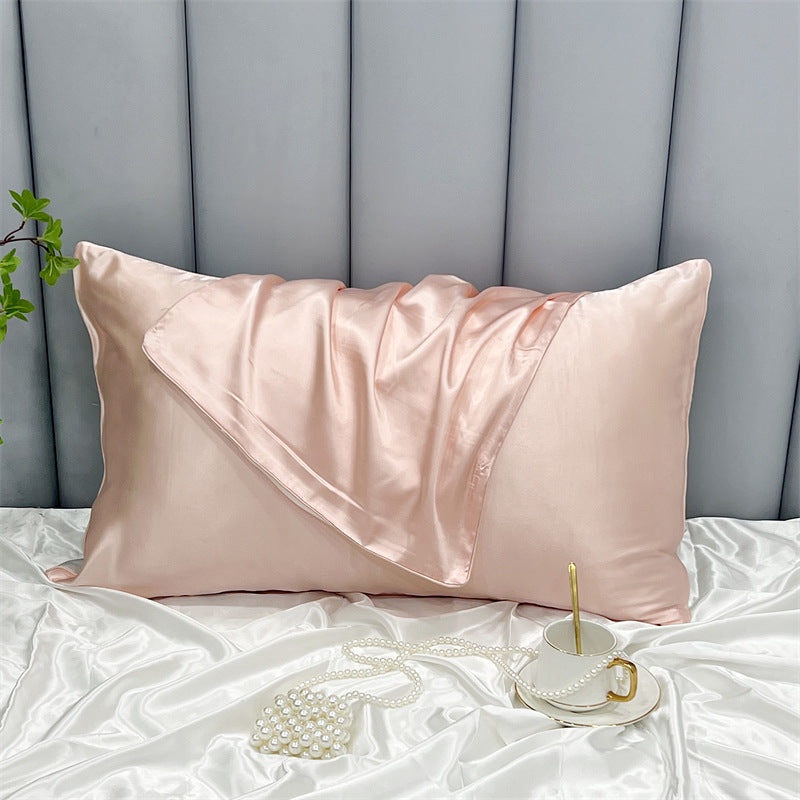 Double-Sided Ice Silk Pillowcase - Soft Rayon & Polyester Bedding Cover
