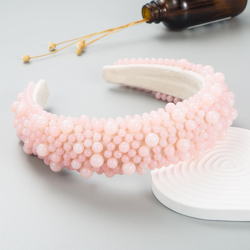 Beaded Pearl Headband Fashion Hair Accessory