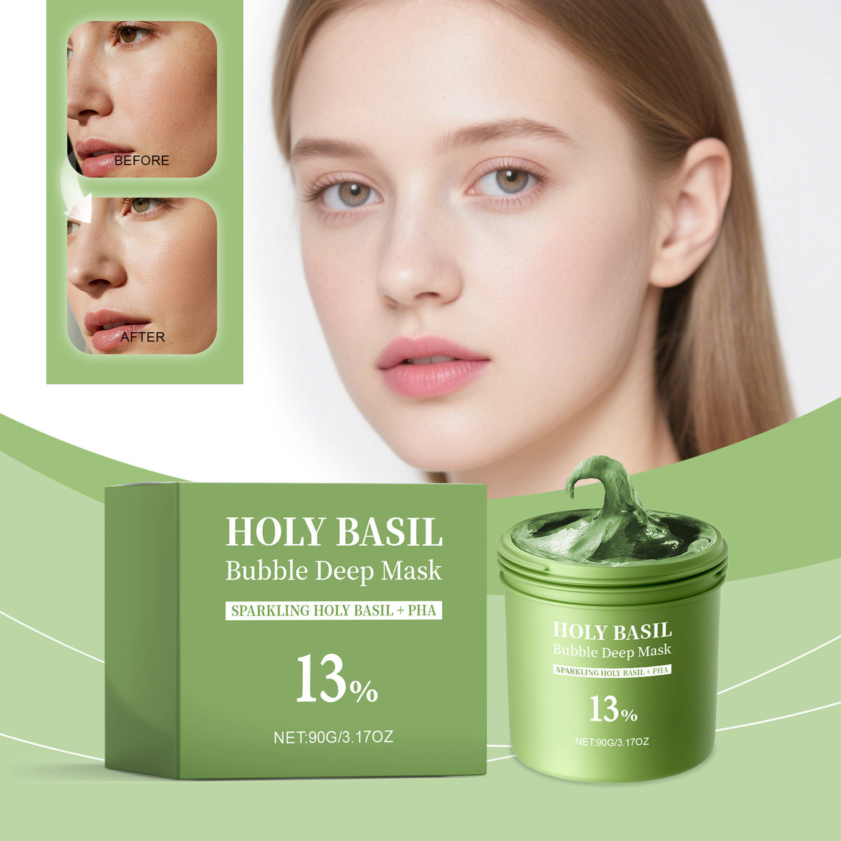 Deep Cleansing Bubble Mask 90g - Facial Skin Care Treatment for Clear Skin