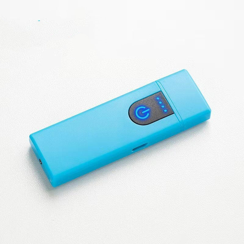 Rechargeable Windproof Fingerprint Lighter - Silent Creative USB Charging