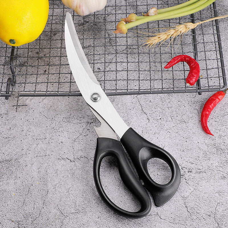 Korean BBQ Scissors Clip Tool Set - Stainless Steel Kitchen Accessories