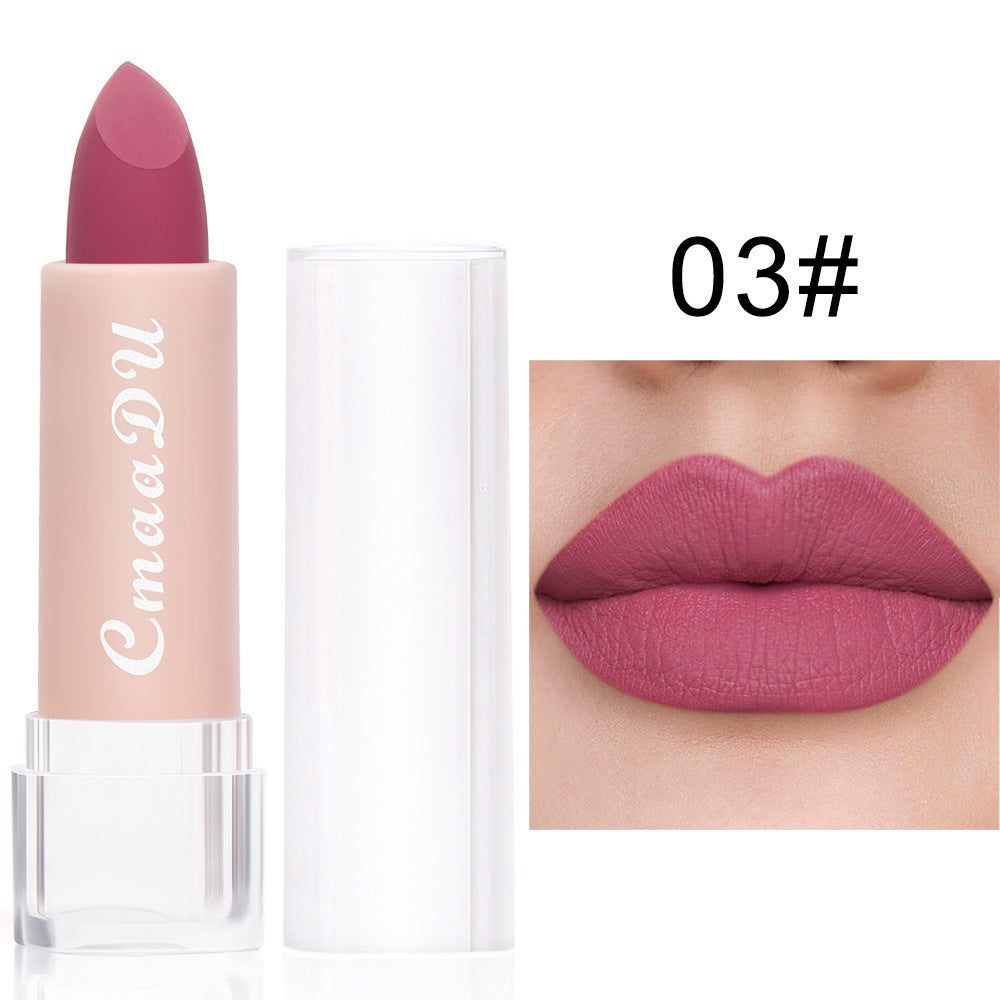 Matte Moisturizing Waterproof Lipstick - Color Variety, 15 Shades