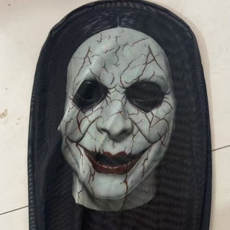 Halloween 3D Lifelike Human Face Disguise Hood