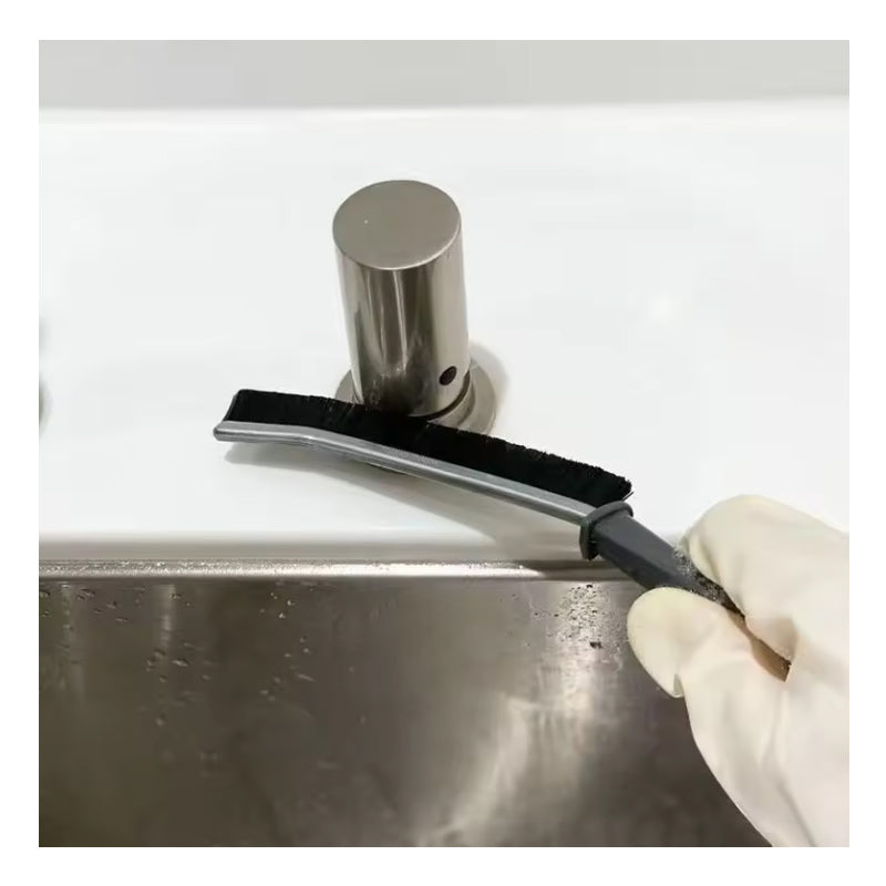 3-Piece Crevice Cleaning Brush Set for Bathroom and Kitchen Gaps