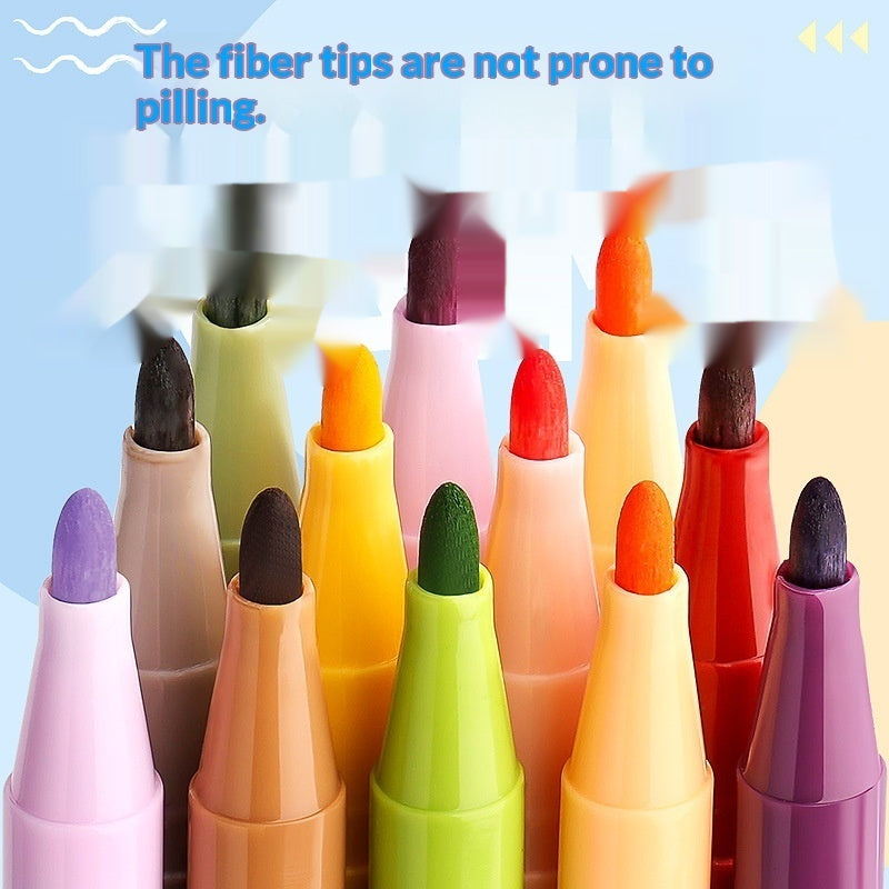 12-Color Erasable Whiteboard Markers Set for Office & Kids Drawing