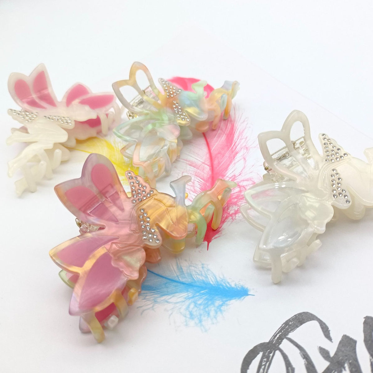 Elf Fairy Barrettes with Wings - Multiple Colors