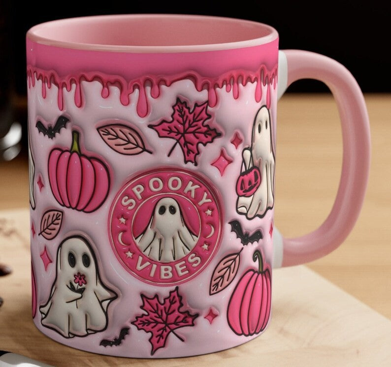 Halloween Pumpkin Ceramic Coffee Mug - 350ml Colorful Home Drinkware