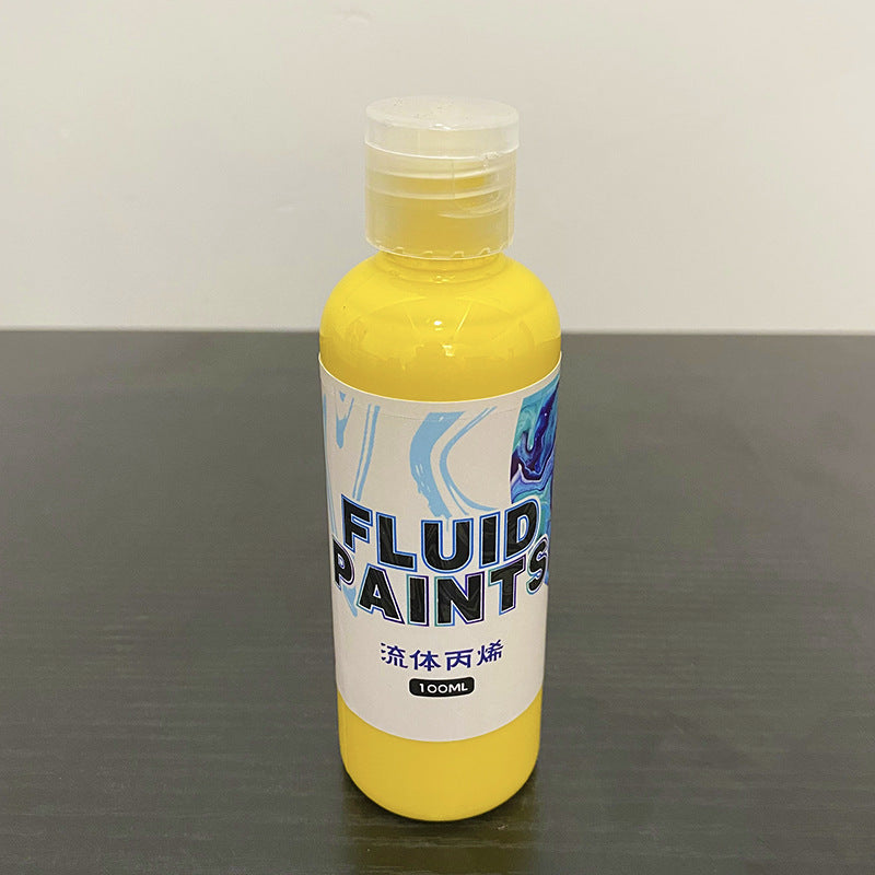 Children's DIY Fluid Acrylic Paint Set for Arts and Crafts - Multiple Colors
