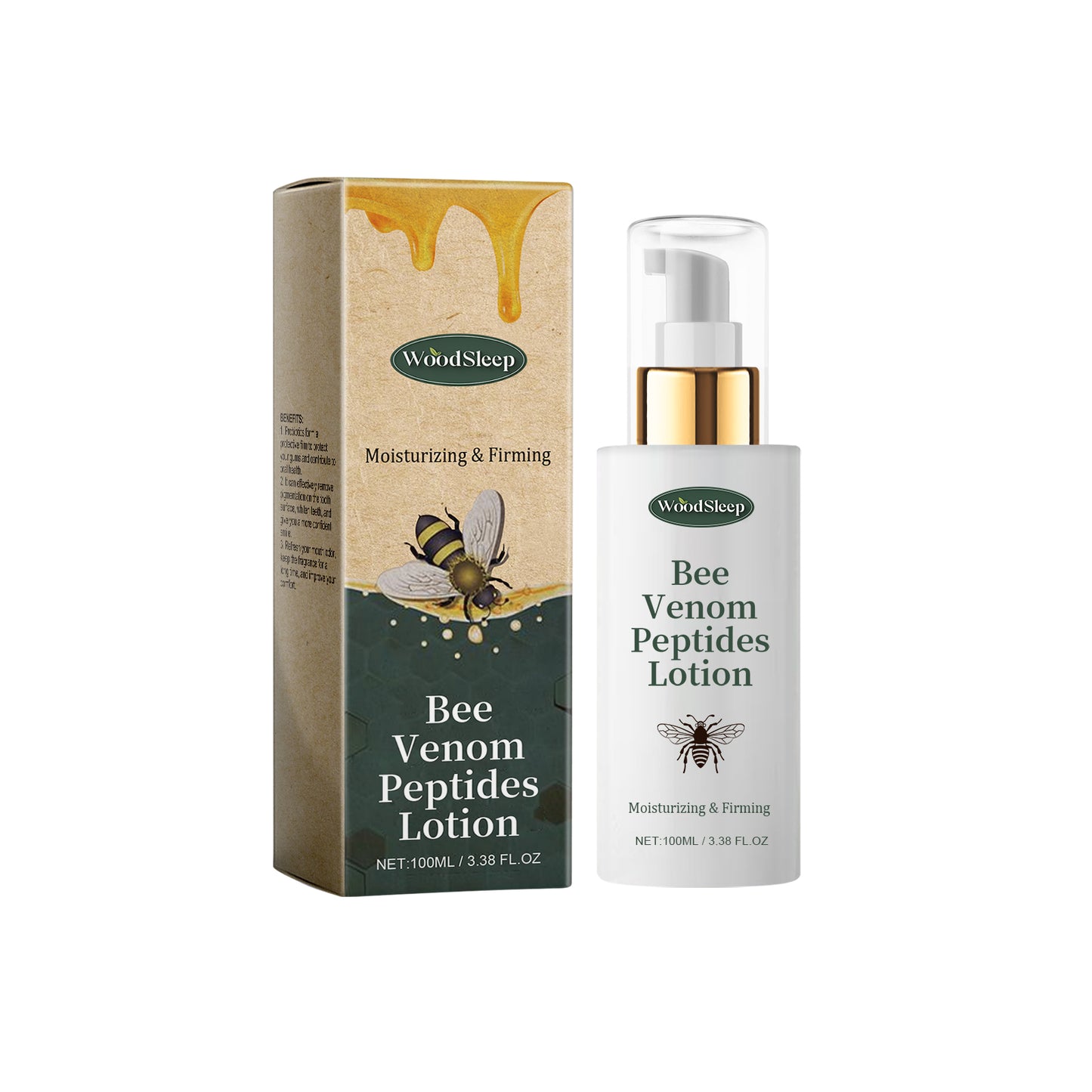 Bee Venom Moisturizing & Firming Facial Lotion - 100ml Hydrating Skincare