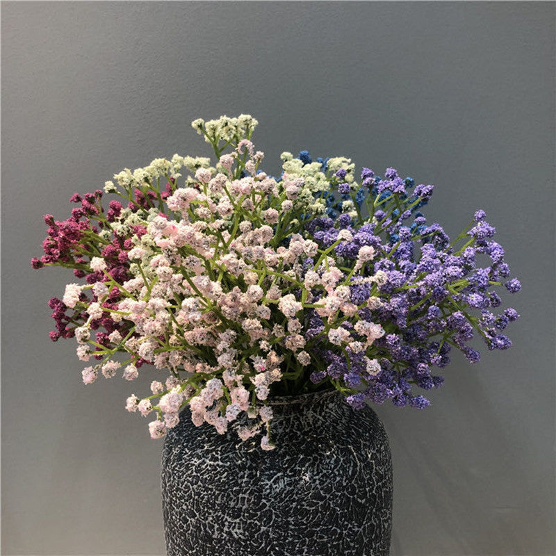 Artificial Flower Bouquet Starry Bubble Star Decor for Home & Party