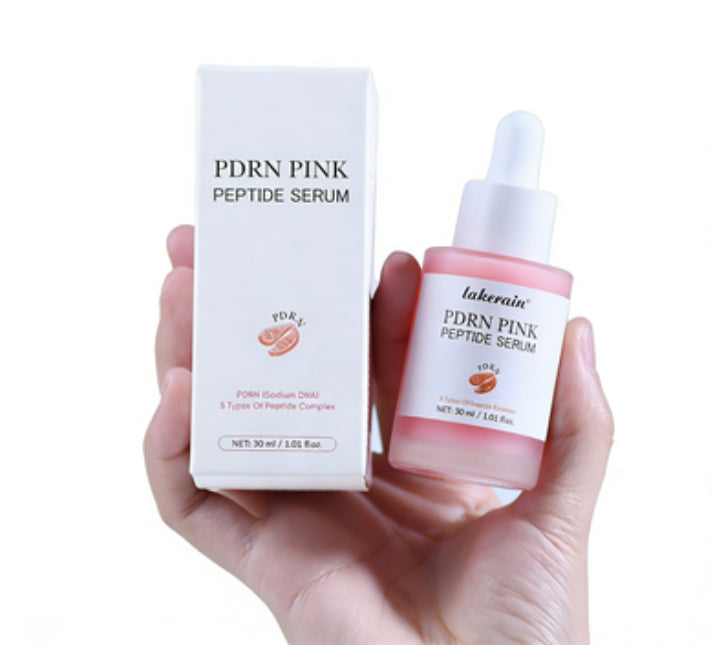 Pink Peptide Hydrating Facial Serum - Moisturizer for All Skin Types
