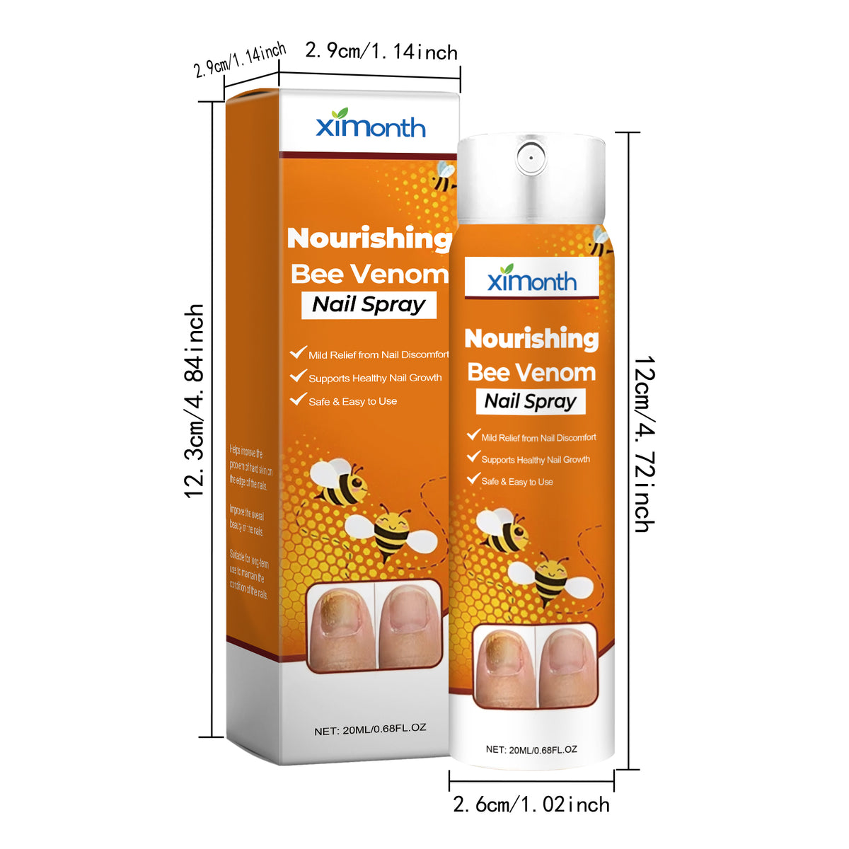 Nail Nourishing Spray 20ml - Strengthens & Repairs Nails