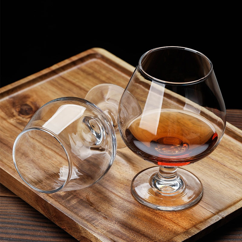 Short-Stemmed Wine Glass Set - Multiple Sizes & Quantities for Red & Brandy