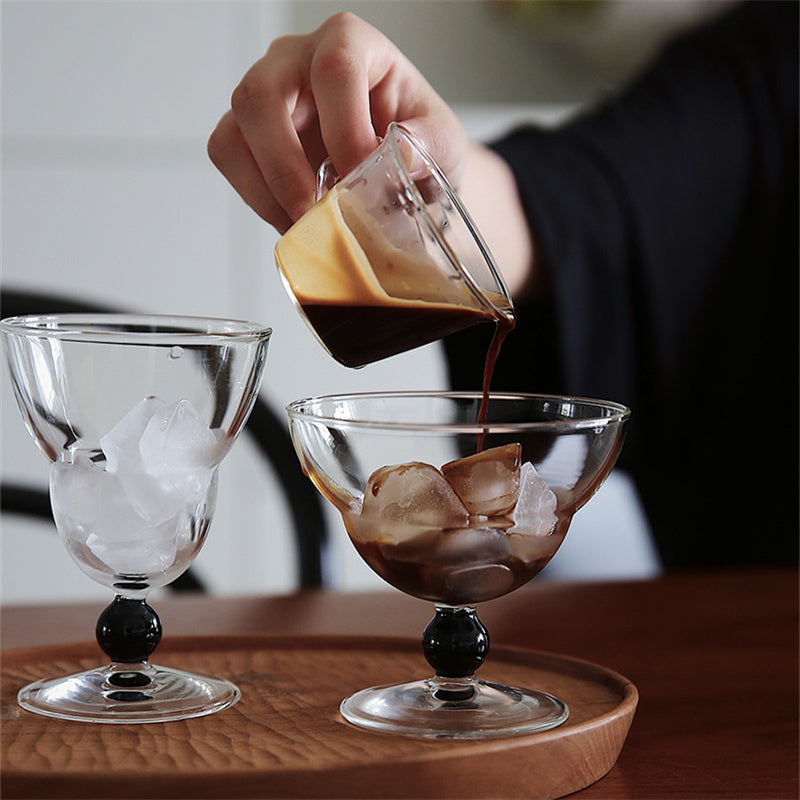 Heat-Resistant Glass Cup Set - Creative Retro Style for Kitchen & Home