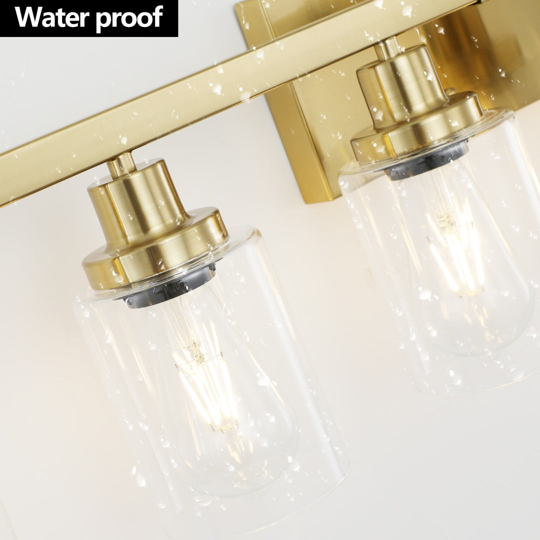 10-Light Gold Vanity Light Fixture for Bathroom & Bedroom