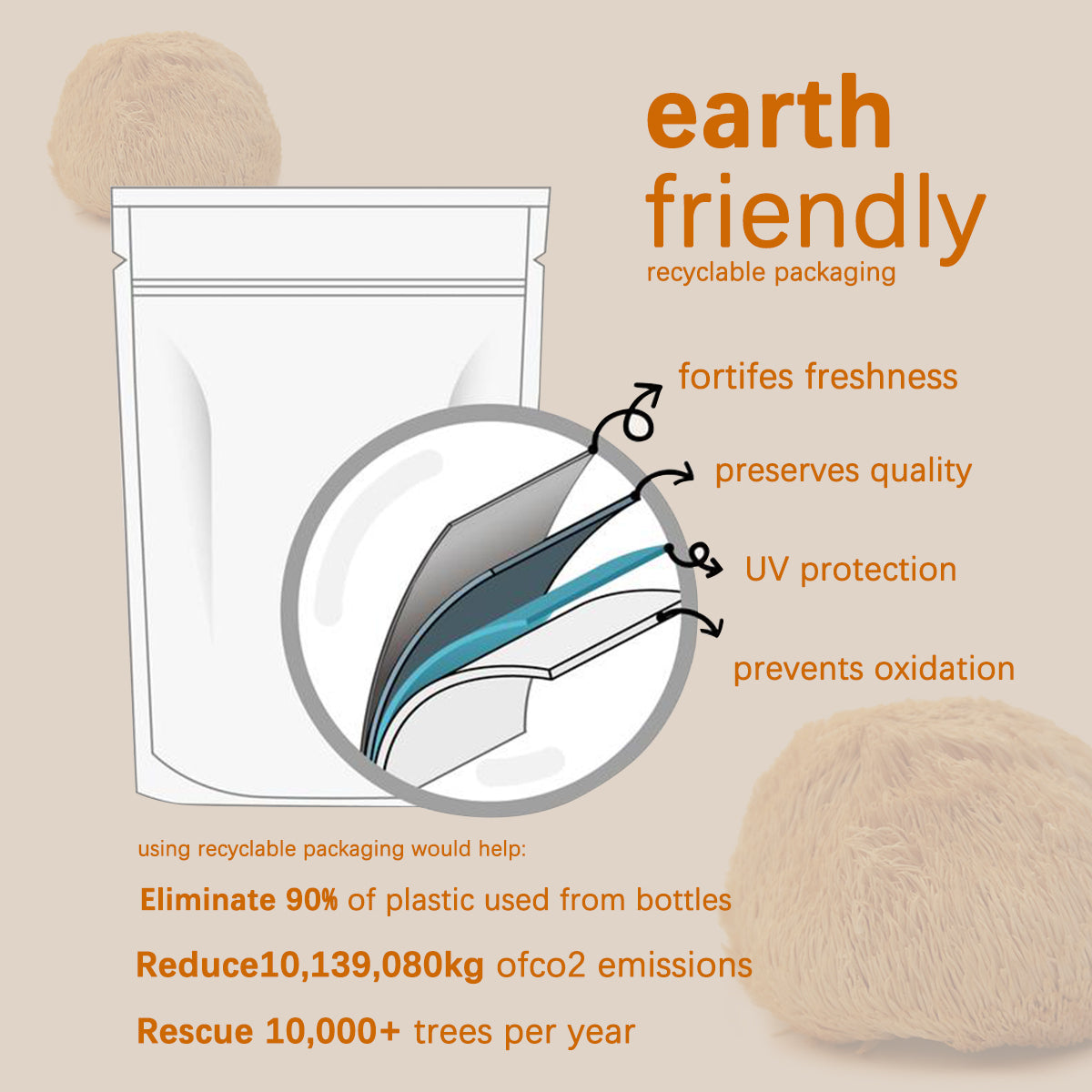 Organic Lion's Mane Mushroom Powder 454g