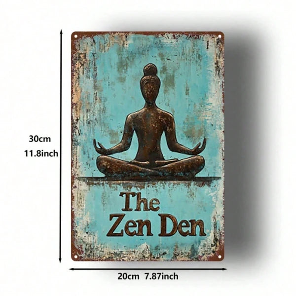 Metal Tin Wall Decoration - 20 cm x 20 cm - Home Decor