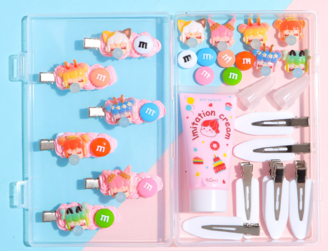 DIY Hair Clips & Hairpins Material Pack for Creative Hair Accessories