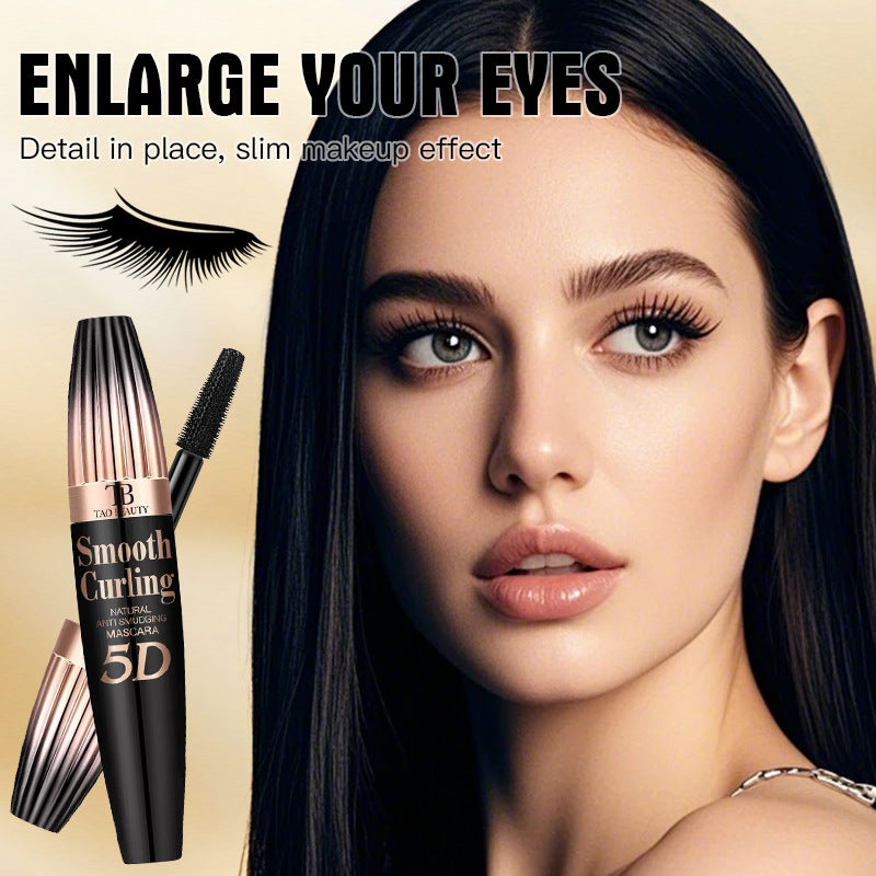 Waterproof Lengthening Mascara - Smudge-Proof, Volumizing & Curling, Fast-Drying Makeup