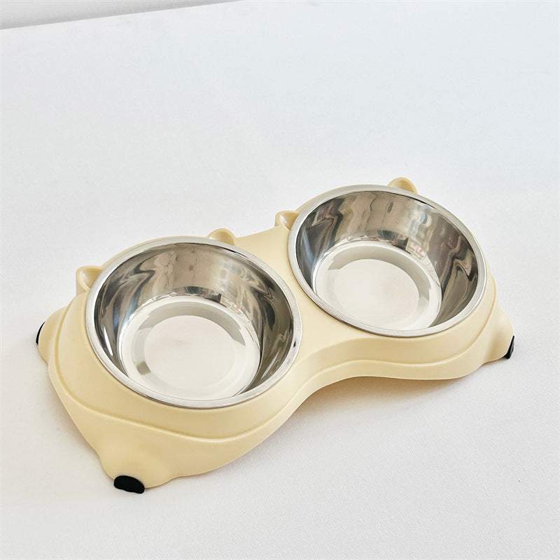 Self Pickup Macaron Stainless Steel Pet Bowl - Multiple Colors
